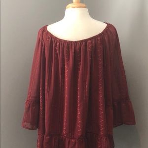 Fever Tops - Fever Burgundy/Copper Top Fever Tops - Fever Burgundy/Copper Top